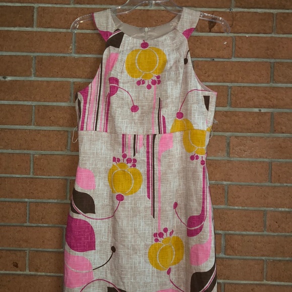 🌺DAVID MEISTER🌺FLORAL SHEATH HALTER DRESS🌺 - Picture 4 of 8